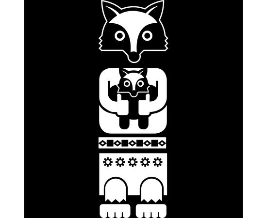 STICKER TOTEM FOX, фото 1