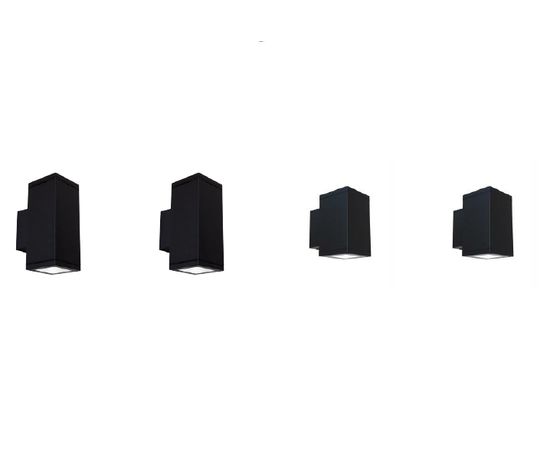 Уличный настенный светильник Augenti UP&amp;DOWN-Q, фото 2