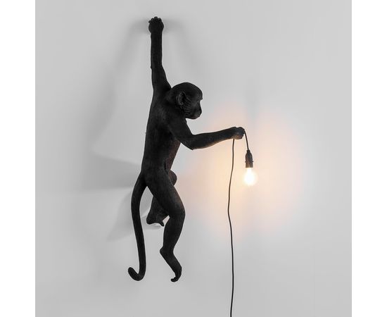 Настенный светильник Seletti The Monkey Lamp Black Hanging Version, фото 1