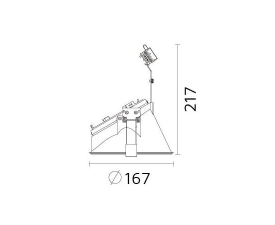 Встраиваемый светильник Forma Punto Wallwasher, фото 2