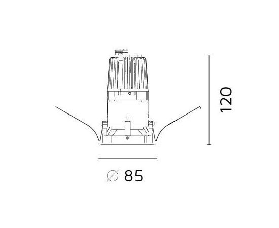 Встраиваемый светильник Forma Nippo, фото 3