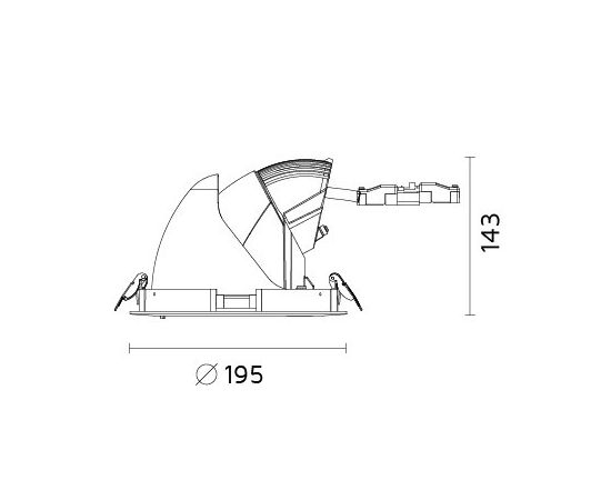 Встраиваемый светильник Forma Roller In-Out, фото 2