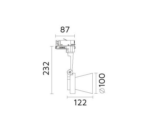 Трековый светильник Forma Lighting Conos, фото 2