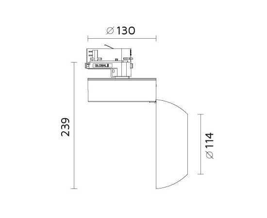 Трековый светильник Forma Lighting Toro Due, фото 2
