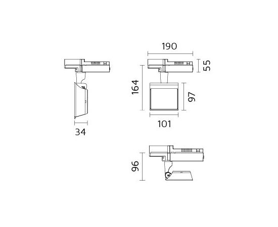 Трековый светильник Forma Lighting Piazza LED, фото 2