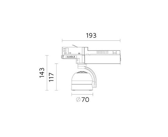 Трековый светильник Forma Lighting Palla, фото 2