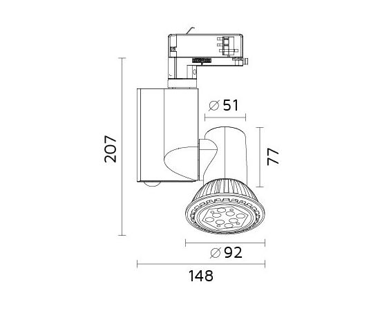 Трековый светильник Forma Lighting Robo, фото 3