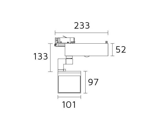 Трековый светильник Forma Lighting Moto-Piazza, фото 2