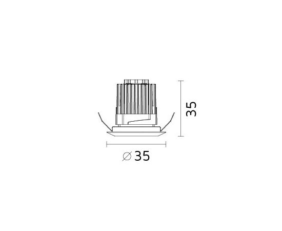 Встраиваемый светильник Forma GiroLED, фото 2