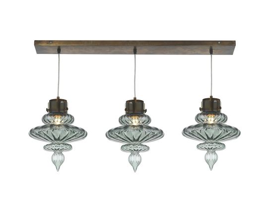 Подвесной светильник HEATHFIELD Basilica Rectangle 3 Light, фото 1