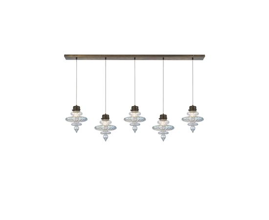 Подвесной светильник HEATHFIELD Basilica Rectangle 3 Light, фото 3