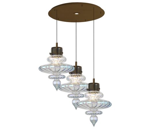 Подвесной светильник HEATHFIELD Basilica Round 3 Light, фото 1