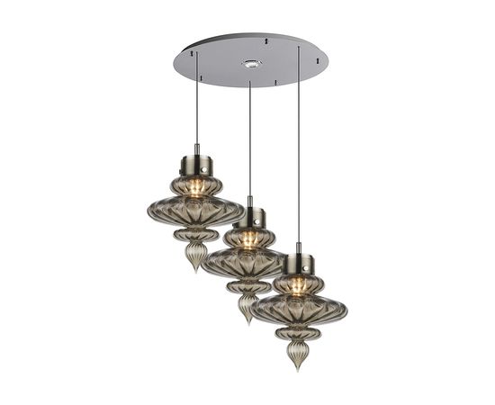 Подвесной светильник HEATHFIELD Basilica Round 3 Light, фото 3