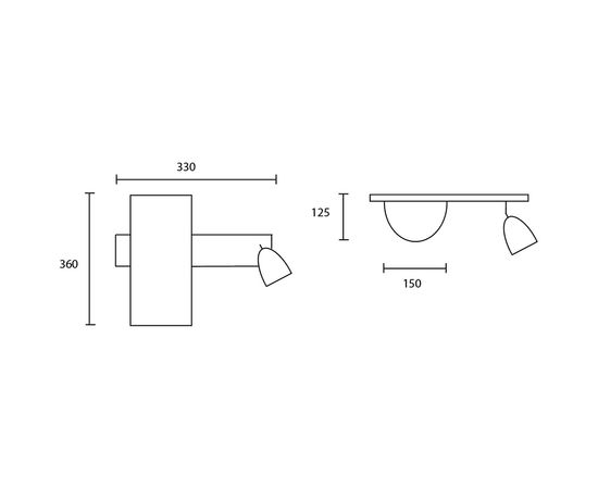 Настенный светильник Heathfield &amp; Co Ellington Wall Light, фото 2