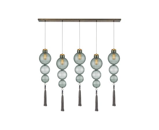 Подвесной светильник HEATHFIELD Medina Rectangle 3 Light, фото 4