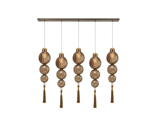 Подвесной светильник HEATHFIELD Medina Rectangle 3 Light, фото 5