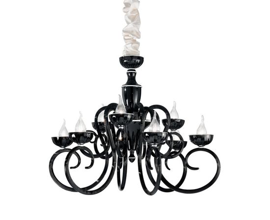 Люстра IDL Baroque 449/6+3 nero, фото 1