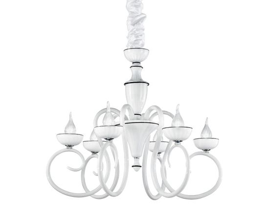 Люстра IDL Baroque 449/6 bianco, фото 1