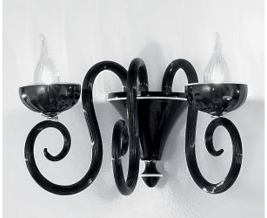 Настенный светильник IDL Baroque 449/2A nero, фото 1