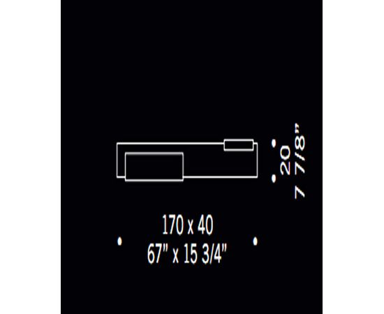 Настенный светильник De Majo PARCO A, фото 1