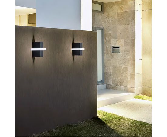 Уличный настенный светильник Helestra OKI A18803.07, фото 2