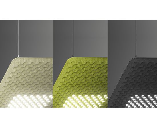 Подвесной светильник Artemide Eggboard Baffle Direct + Indirect 1600x400, фото 5