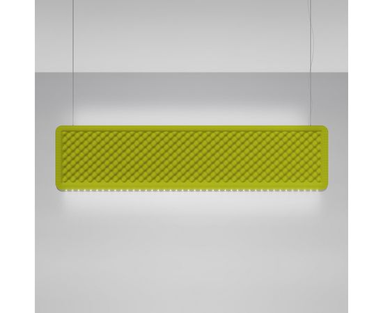 Подвесной светильник Artemide Eggboard Baffle Direct + Indirect 1600x400, фото 1