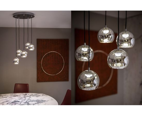 Подвесной светильник CONTARDI Kubric So Cluster of 5, фото 2