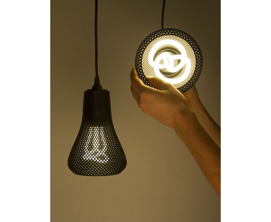 Подвесной светильник Plumen Kayan with Baby 001 - 3D Printed Shade with Formaliz3d, фото 7