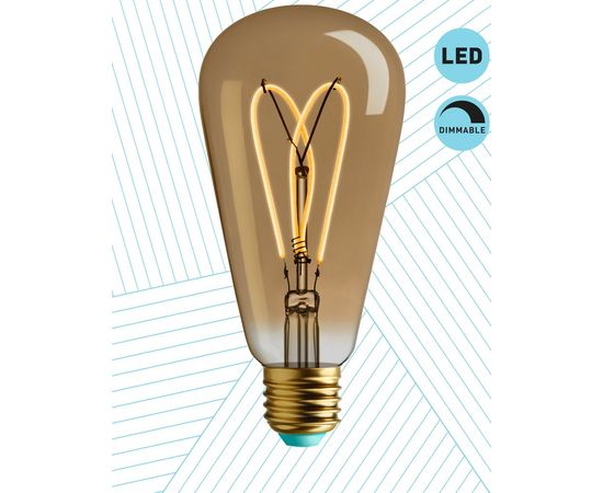 Филаментовая лампочка Plumen Whirly Willis - Dimmable LED, фото 2