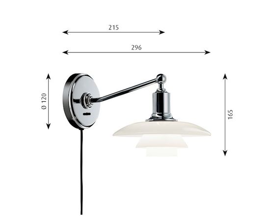 Бра Louis Poulsen PH 2/1 Wall, фото 2