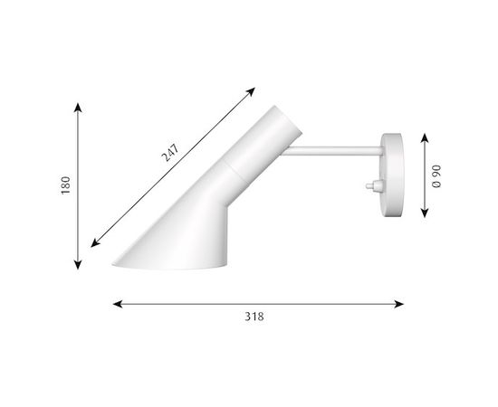 Бра Louis Poulsen AJ Wall, фото 2