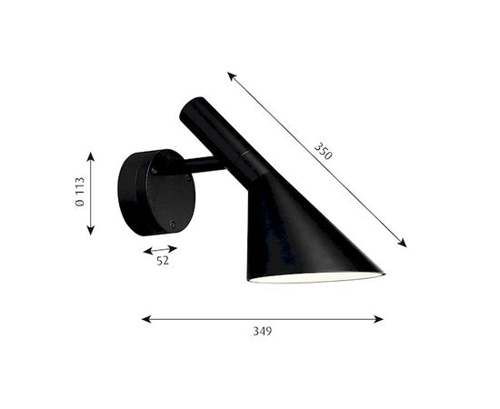 Уличный настенный светильник Louis Poulsen AJ 50 Wall, фото 2