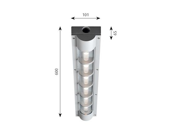 Уличный потолочный светильник Louis Poulsen AL 600, фото 2
