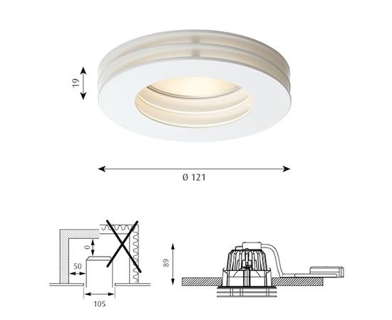Встраиваемый светильник Louis Poulsen Strata Mini, фото 2