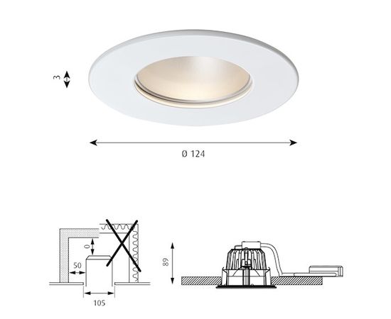 Встраиваемый светильник Louis Poulsen Basic Mini, фото 2