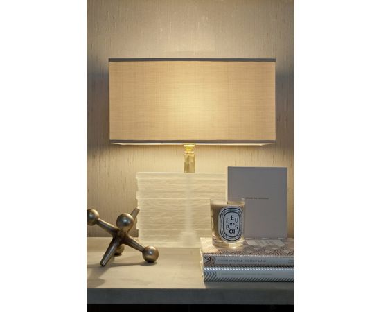 Настольная лампа Porta Romana Crystal Strata Lamp, фото 3