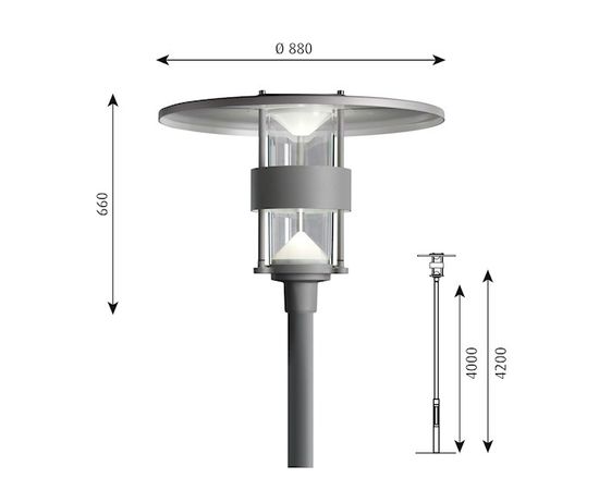 Уличный фонарь Louis Poulsen Albertslund Maxi Post, фото 2