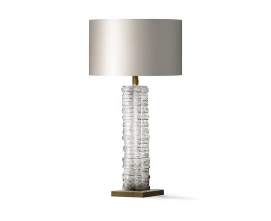 Настольная лампа Porta Romana Crystal Strata Column Lamp, фото 2