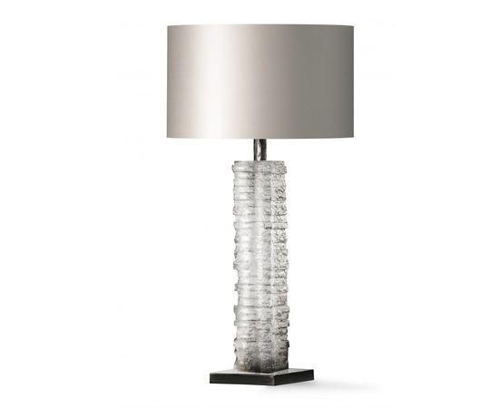 Настольная лампа Porta Romana Crystal Strata Column Lamp, фото 1