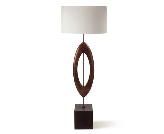 Настольная лампа Porta Romana Sculpted Manhattan Lamp, фото 1