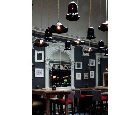 Подвесной светильник Rothschild &amp; Bickers Black Nouveau Bell, фото 4