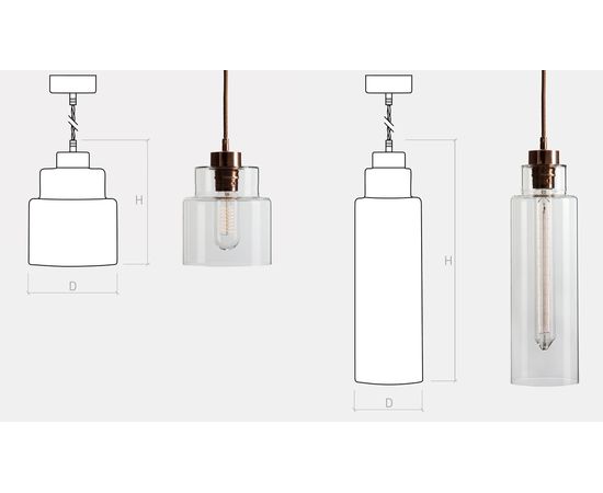 Подвесной светильник Rothschild &amp; Bickers Empire Lights, фото 8