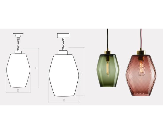 Подвесной светильник Rothschild &amp; Bickers Pick-n-Mix Flask, фото 2