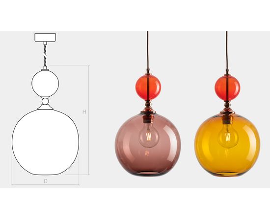 Подвесной светильник Rothschild &amp; Bickers Pop Lights, фото 7