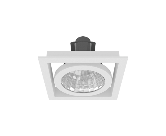 Карданный металлогалогенный светильник Bosma RUBI M uno, фото 1