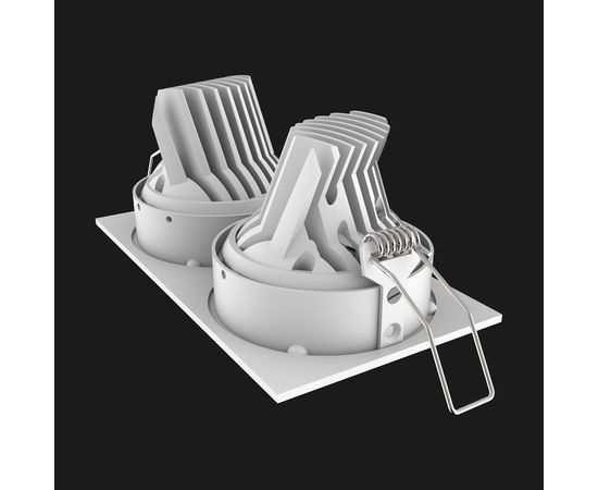 Встраиваемый светильник Doxis Titan Double Rectangle, фото 4