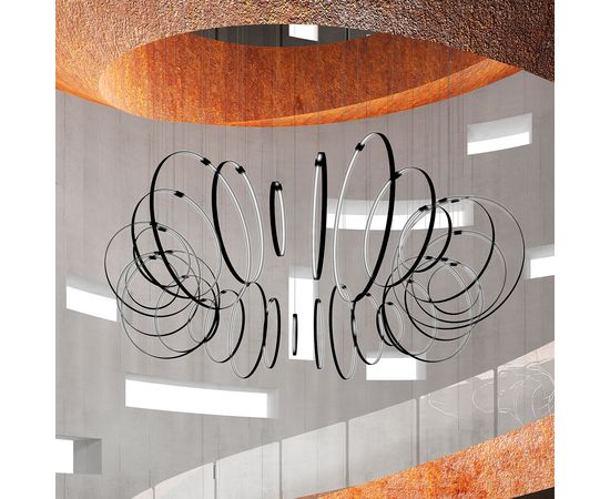 Подвесной светильник ZAVA RINGS VERTICALE, фото 1