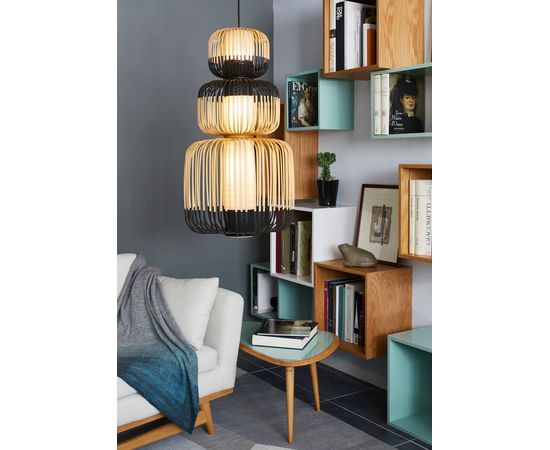 Подвесной светильник Forestier Suspension Bamboo Light 3 Lights, фото 2