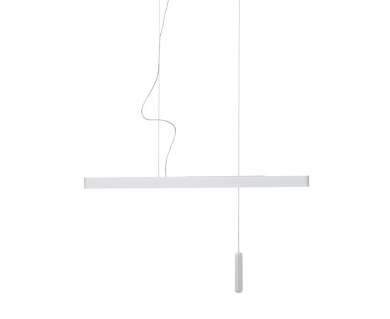 Подвесной светильник Forestier Suspension Fluid Blanc, фото 1